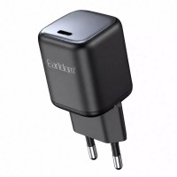 Мережевий зарядний пристрій Earldom ES-EU64 GaN PD charger 45W Black